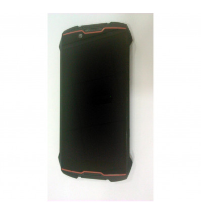 Pantalla lcd para Cubot King Kong Mini mas tactil negro mas marco rojo calidad premium - Imagen 2