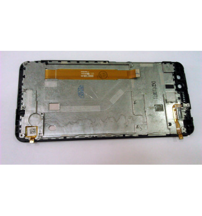 Pantalla lcd para Wiko View Prime mas tactil blanco mas marco negro calidad premium