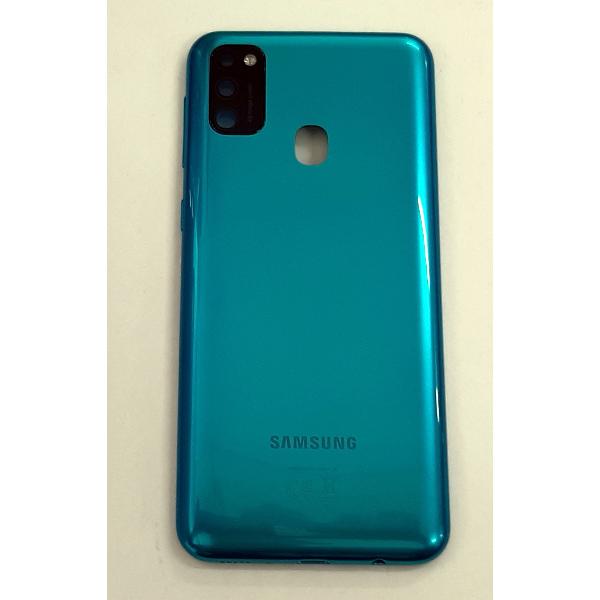 Tapa trasera o tapa bateria verde para Samsung galaxy M21 M215F GH82-22609C Service Pack