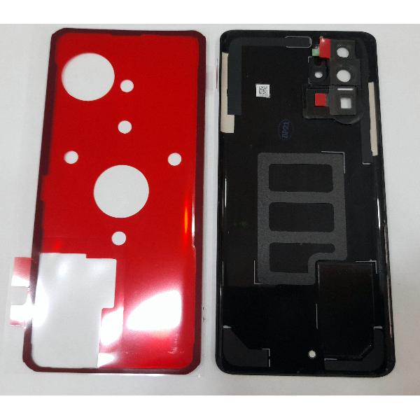 Tapa trasera o tapa baterÃa negro para Huawei P30 Pro 02352PBU + cristal lente + adhesivo Service Pack Premium - Imagen 2