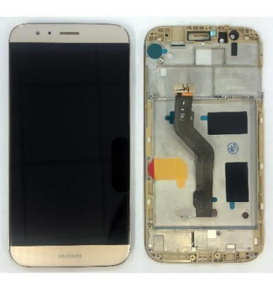 Huawei G8 GX8 RIO-L01 RIO-L02 Maimang 4 D199 pantalla lcd + tactil dorado + marco premium