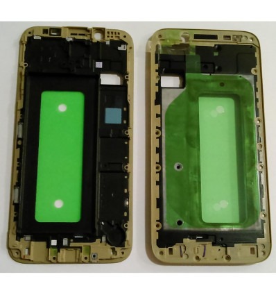 Samsung Galaxy J7 2017 J730 carcasa central o marco dorado premium