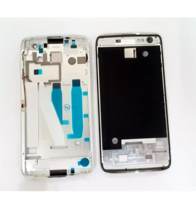 Carcasa central o marco blanco para Alcatel Idol 4s 6070 calidad premium
