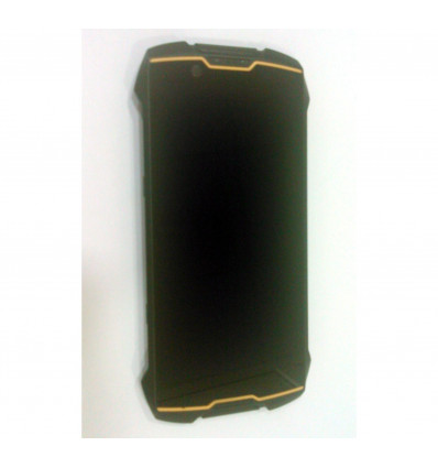 Pantalla lcd para Cubot King Kong Mini mas tactil negro mas marco naranja calidad premium - Imagen 2