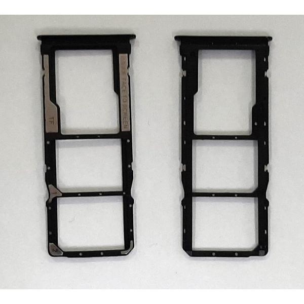 Soporte o bandeja dual sim negra para Xiaomi Mi Note 10 Pro calidad premium