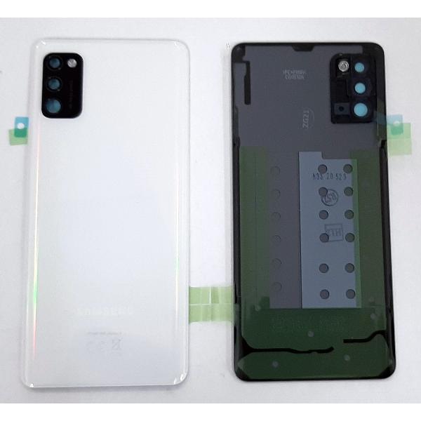 Tapa trasera o tapa bateria blanca para Samsung Galaxy A41 A415F GH82-22585C Service Pack