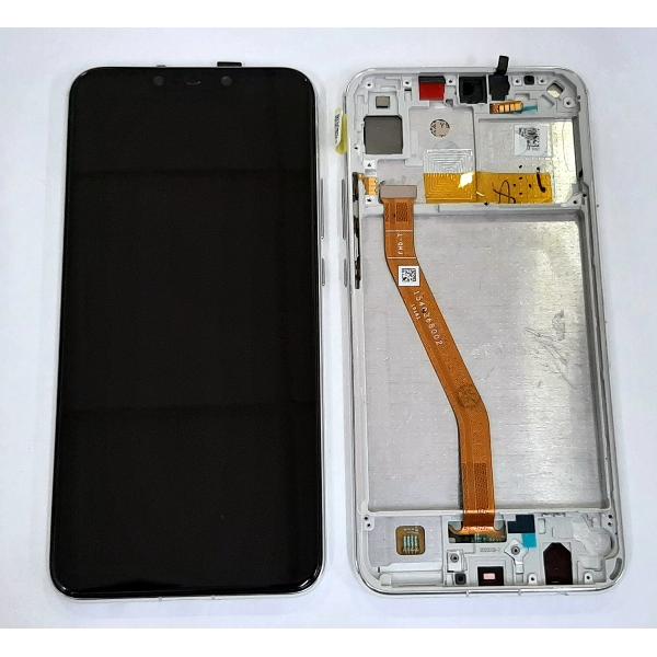 Pantalla LCD para Huawei P Smart Plus Nova 3i INE-LX1 mas tactil negro mas marco plata calidad premium