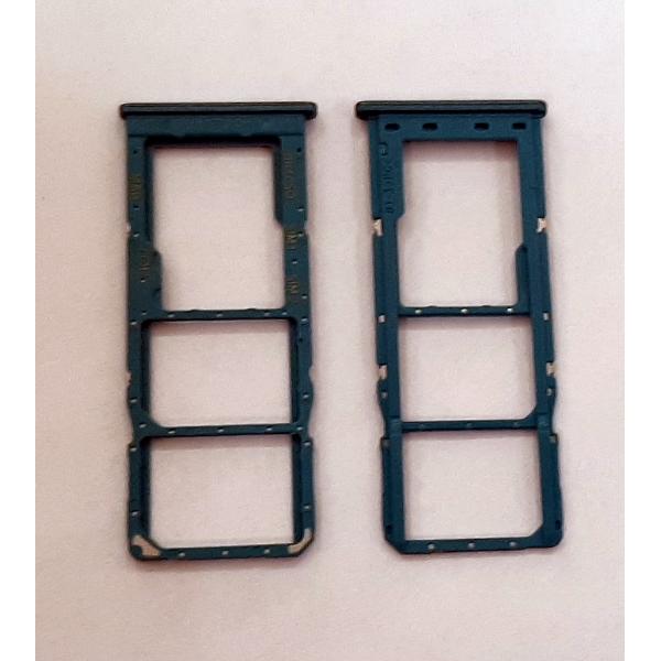 Soporte o bandeja dual sim azul claro para Samsung Galaxy A02 A022 calidad premium