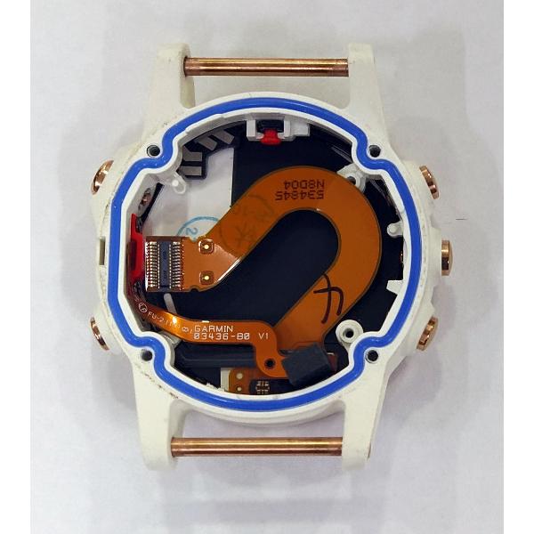 Pantalla lcd para Garmin Fenix 5S Plus mas marco dorado calidad premium