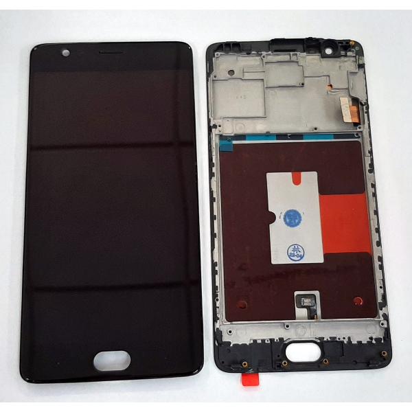 Pantalla oled para OnePlus 3T A3010 mas tactil negro mas marco negro compatible