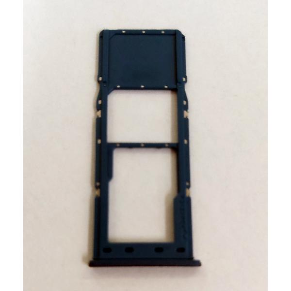 Soporte o bandeja single sim azul para Samsung Galaxy A02 A022 calidad premium