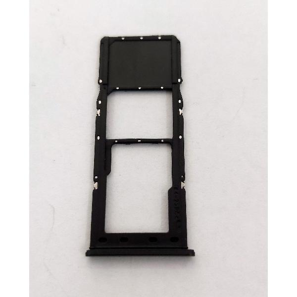 Soporte o bandeja single sim negra para Samsung Galaxy A12 Nacho 2021 SM-A127F/DS calidad premium