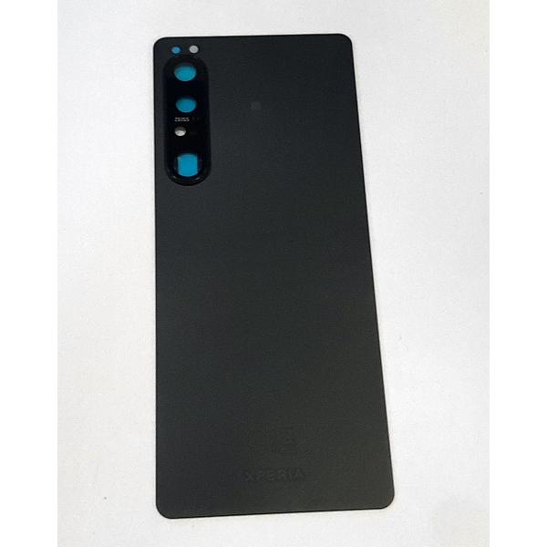 Tapa trasera o tapa bateria negra Sony Xperia 1 IV mas cubierta camara