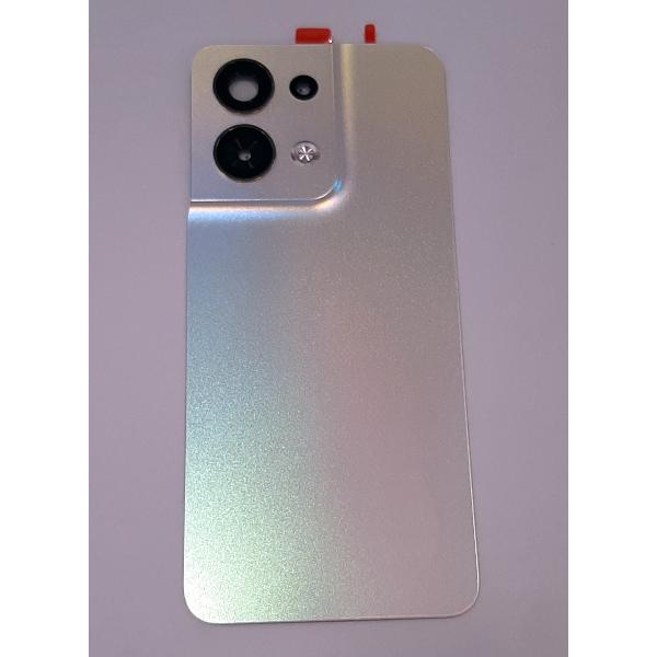 Tapa trasera o tapa bateria dorada lila para Oppo Reno 8 5G CPH2359 mas cubierta camara