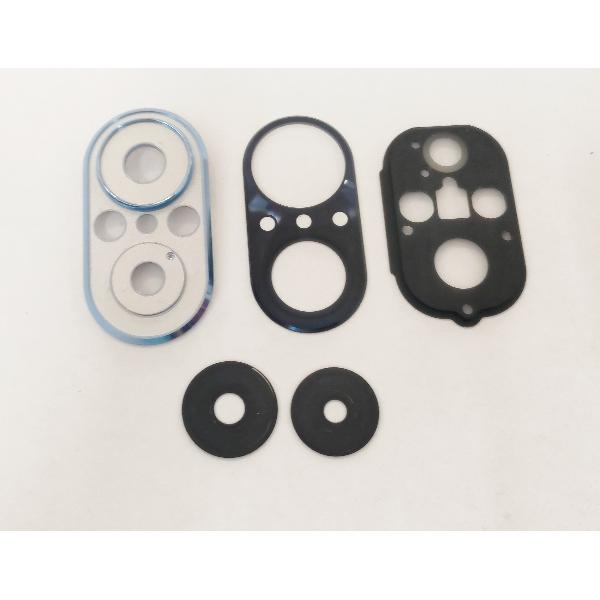 Set cubierta camara azul para Huawei Nova 9 SE JLN-L mas set 2 cristal camara calidad premium