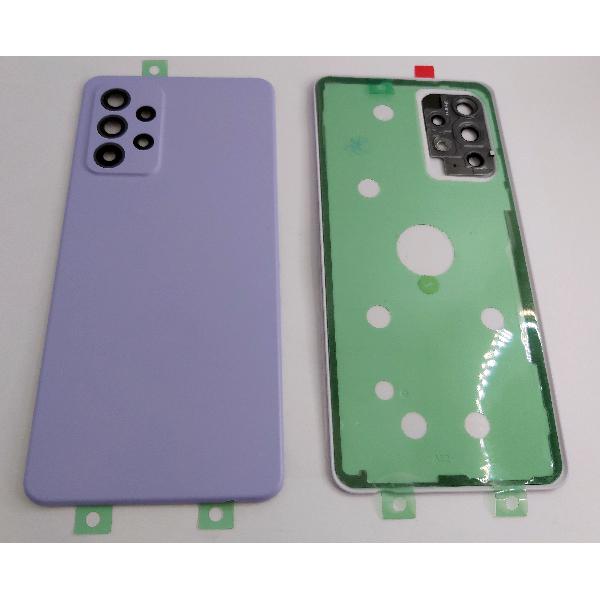 Tapa trasera o tapa bateria violeta para Samsung Galaxy A52s 5G A528 mas cubierta camara