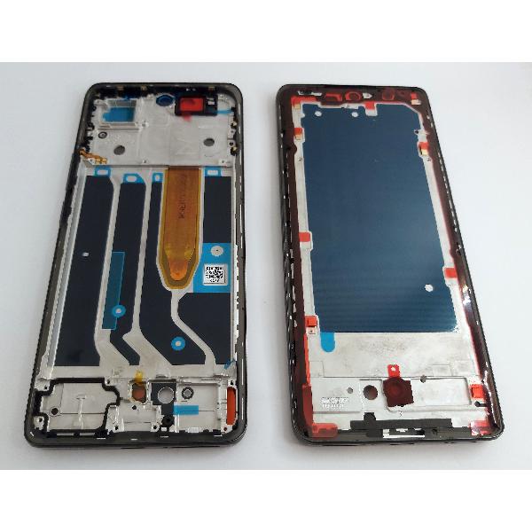Carcasa central o marco negro para Realme 10 Pro Plus 5g RMX3686 RMX3687 calidad premium