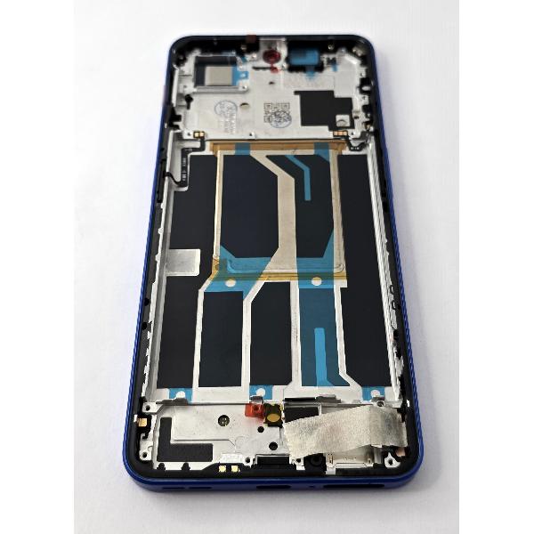 Pantalla lcd para Oneplus Nord 3 5G mas tactil negro con marco azul calidad premium