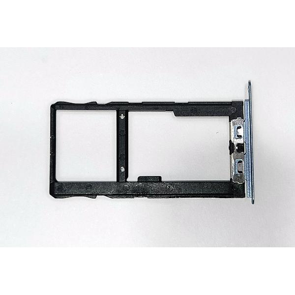 Soporte o bandeja sim azul para Blackview Mega 8 13 4G calidad premium - Imagen 2