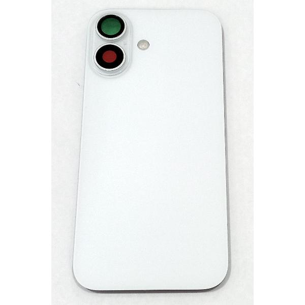 Tapa trasera o tapa bateria completa blanca para iPhone 16 A3287 A3081 A3286 A3288 con NFC