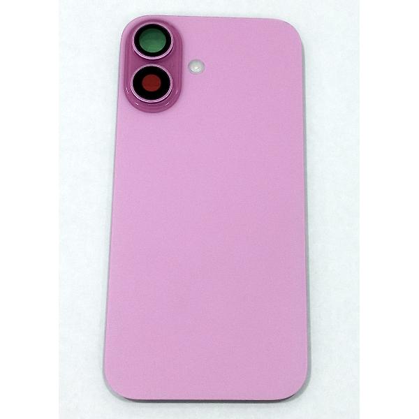 Tapa trasera o tapa bateria completa rosa para iPhone 16 A3287 A3081 A3286 A3288 con NFC