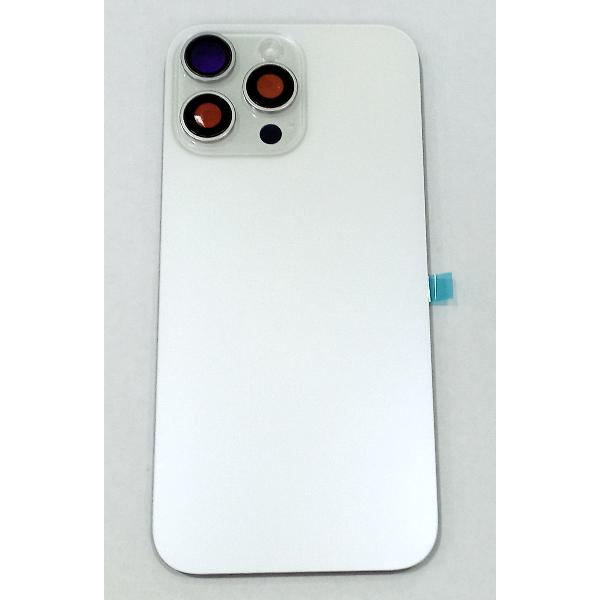 Tapa trasera o tapa bateria completa blanca para iPhone 16 Pro Max A3296 A3084 A3295 A3297 con NFC