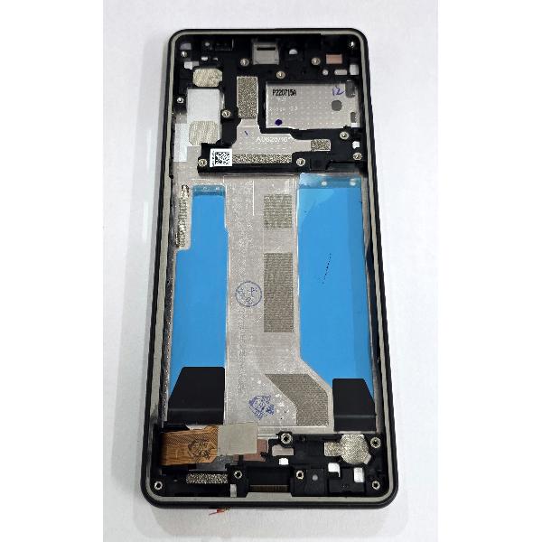 Pantalla para Sony Xperia 10 IV mas tactil negro con marco negro compatible TFT