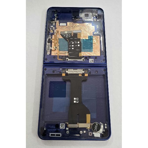 Pantalla para Samsung Galaxy Z Flip 7 SM-F766 tactil negro marco azul ensamblado GH82-37581A Service Pack