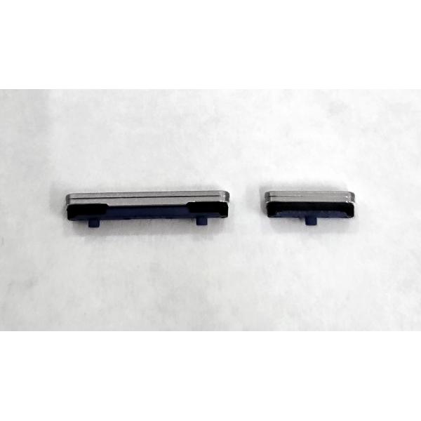 Set de 2 botones power y volumen gris para Samsung Galaxy S25 FE 5G S731 calidad