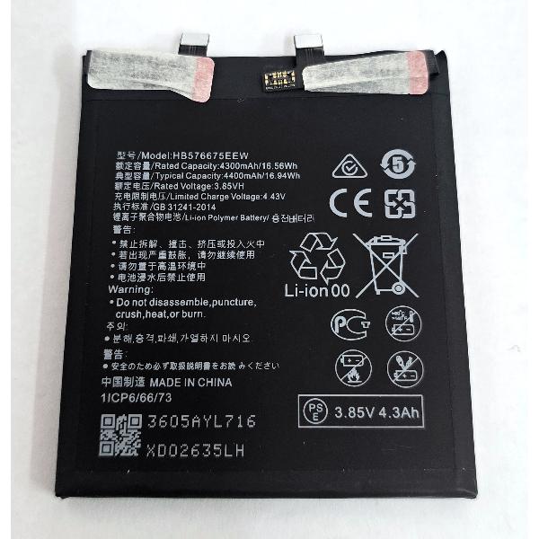 Bateria HB576675EEW para Huawei Mate 40 Pro NOH-NX9 NOH-AN00 NOH-N09 NOH-N29 4400 mAh calidad premium