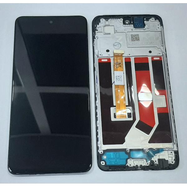 Pantalla lcd para Oppo A58 4G mas tactil negro mas marco negro calidad premium