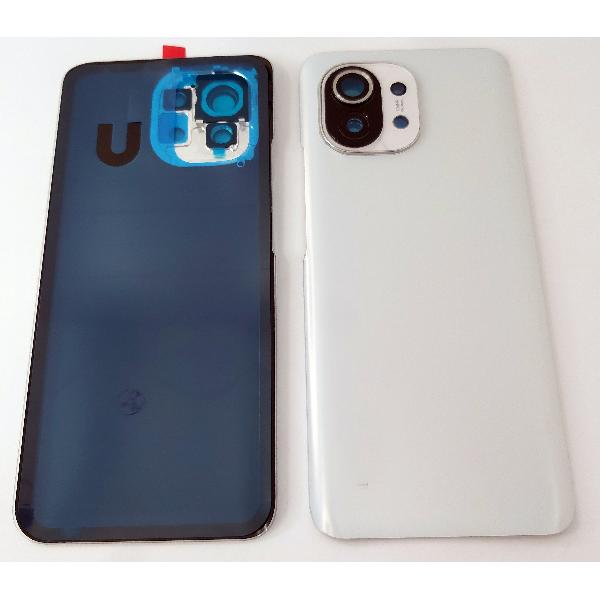 Tapa trasera o tapa bateria blanca para Xiaomi Mi 11 mas lente de camara