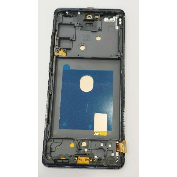 Pantalla TFT para Samsung Galaxy S20 FE 4G SM-G780 S20 FE 5G SM-G781 mas tactil negro mas marco azul oscuro compati